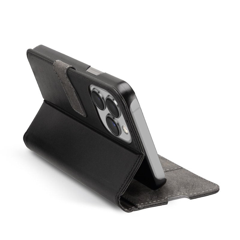 Wallet Stand Black für iPhone 14 Pro