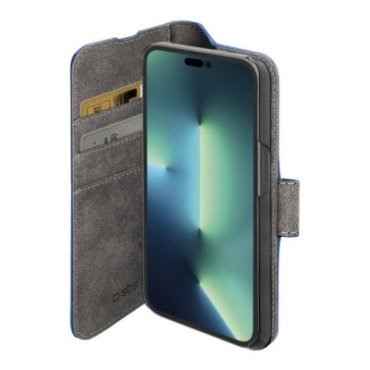 Wallet Stand Blue für iPhone 14 Pro