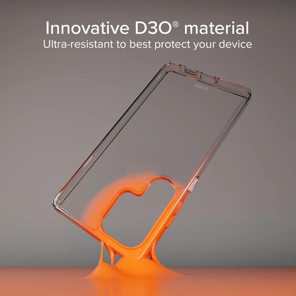 Extrem widerstandsfähiges Cover für Samsung S25 Ultra mit D3O-Technologie
