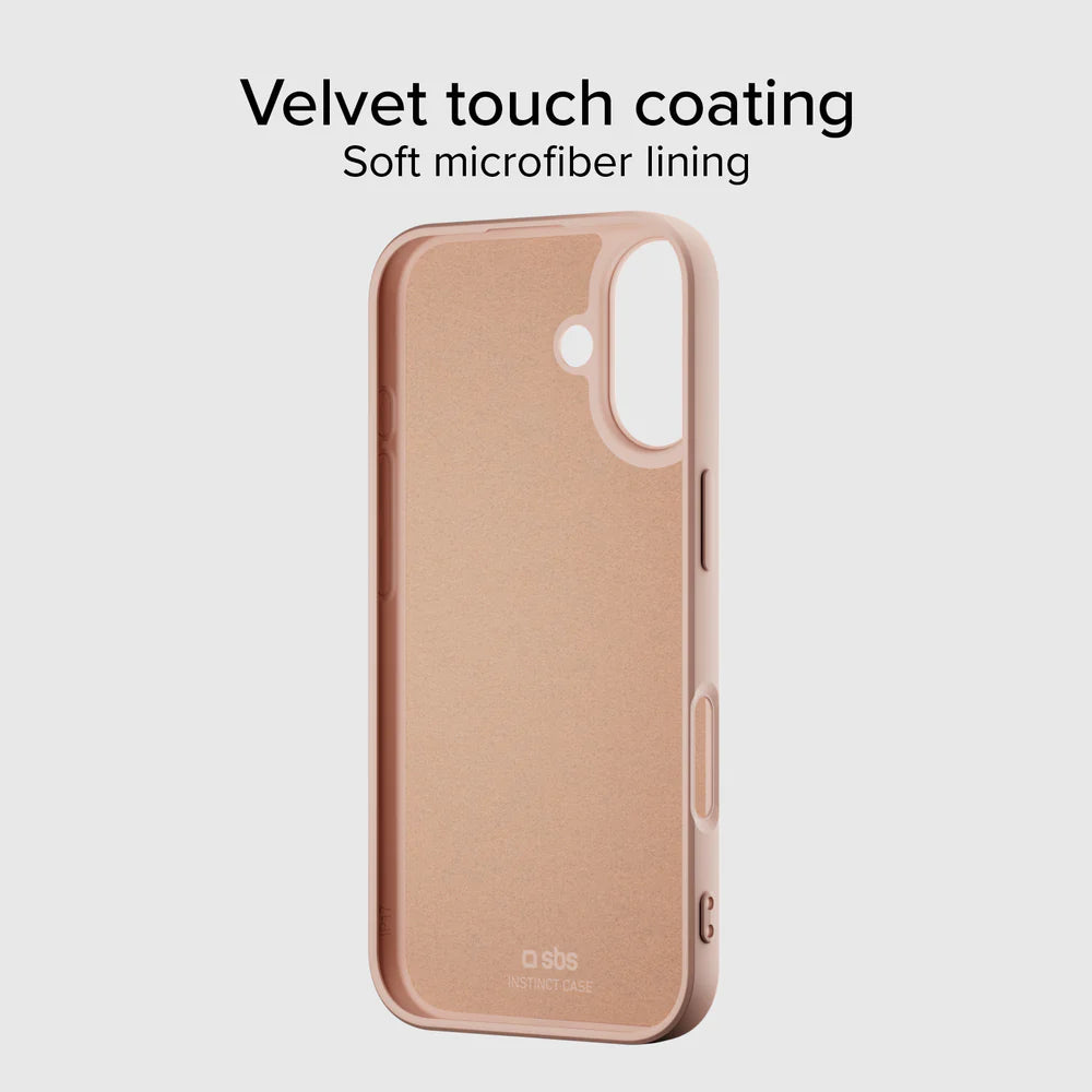 Mikrofaser-Innenseite der Instinct Mag Hülle Rosa für iPhone 17