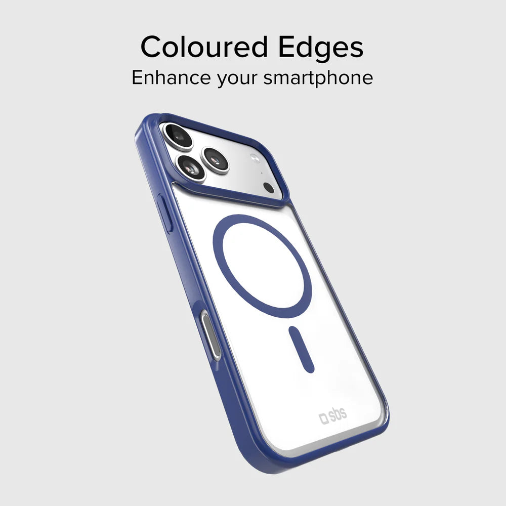 iPhone 17 Pro Max Case mit farbigen Rändern und MagSafe-Kompatibilität bei Apfel Doktor