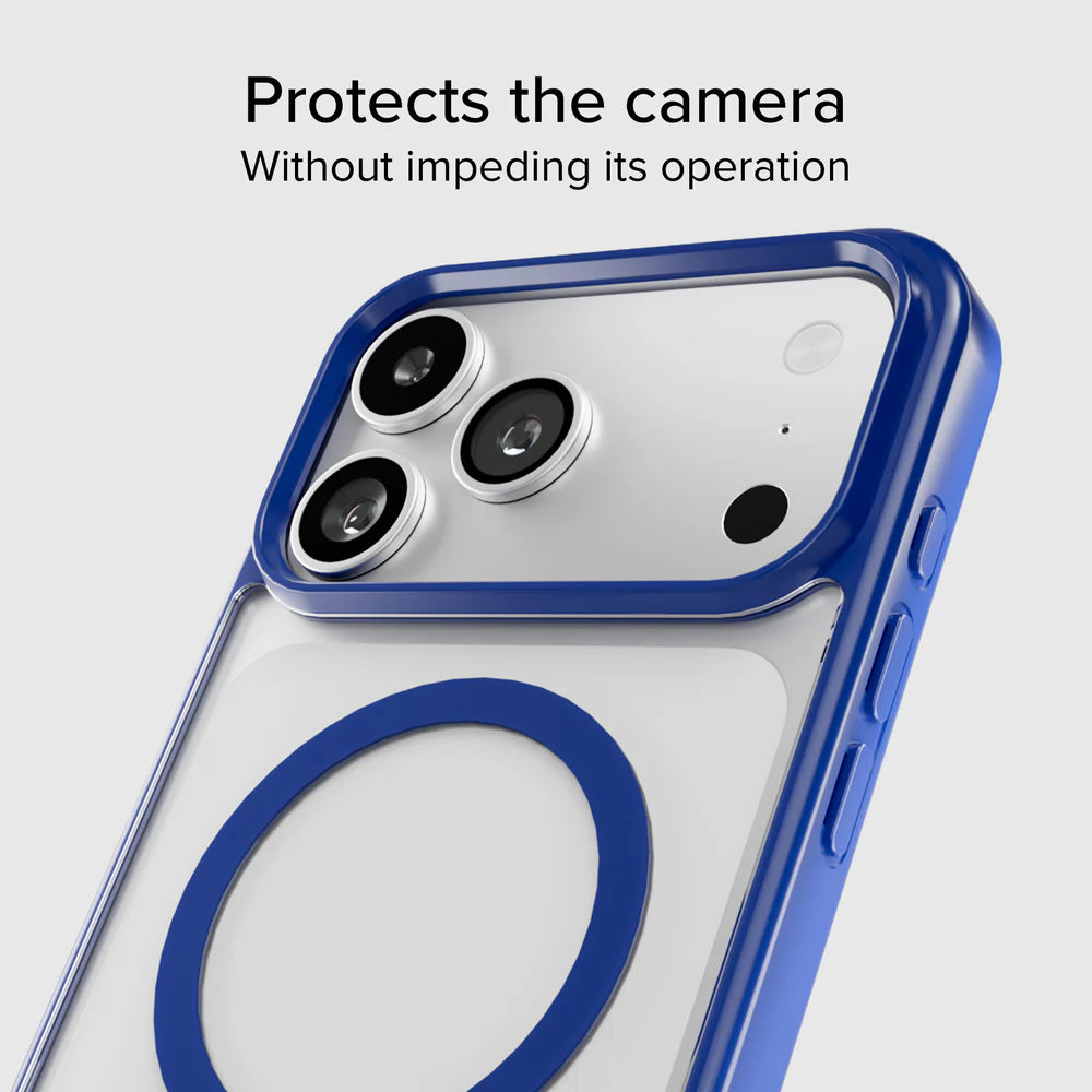 iPhone 17 Pro Max Case mit farbigen Rändern und MagSafe-Kompatibilität bei Apfel Doktor