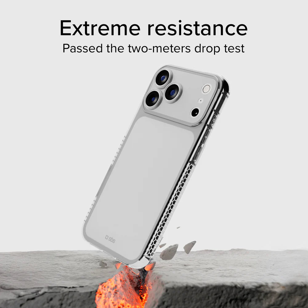SBS Extreme X2 Hülle für iPhone 17 Pro Max mit 2 Meter Fallschutz