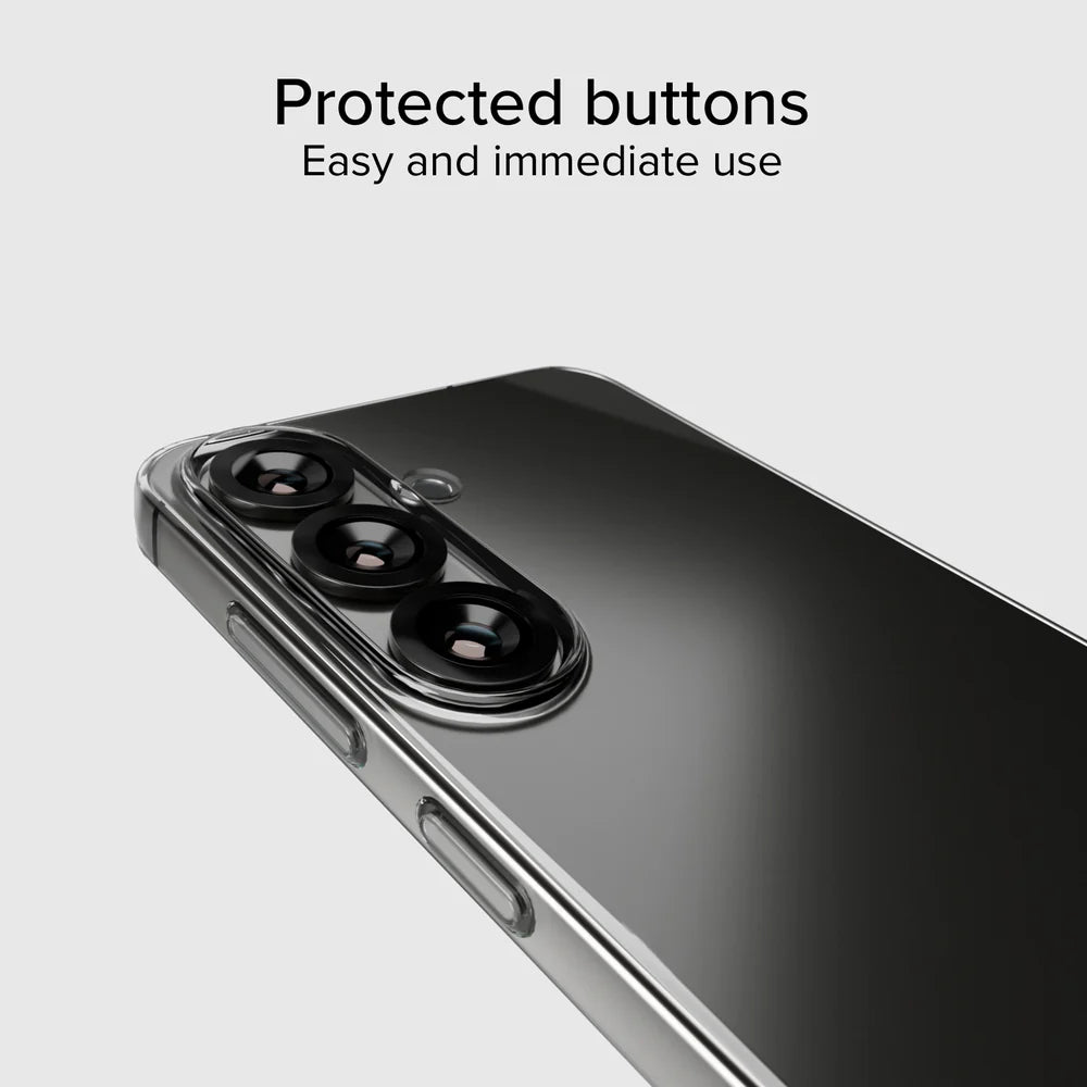 Samsung Galaxy S25 Plus Schutzhuelle mit geschuetzten Tasten