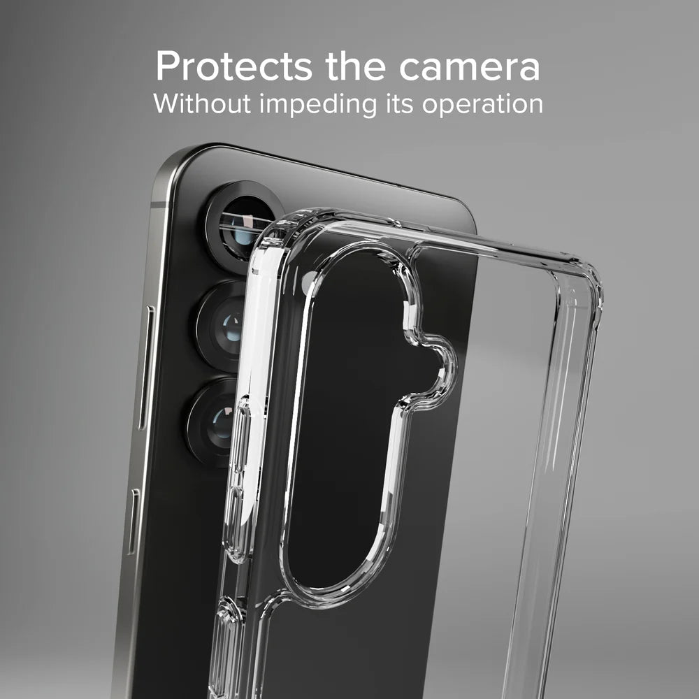 Samsung S25 Plus Schutzhuelle mit erhoehtem Kameraschutz und D3O Technologie