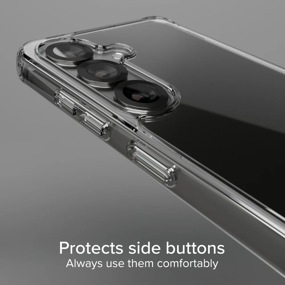 Samsung S25 Plus D3O Schutzhuelle mit geschuetzten Seitentasten